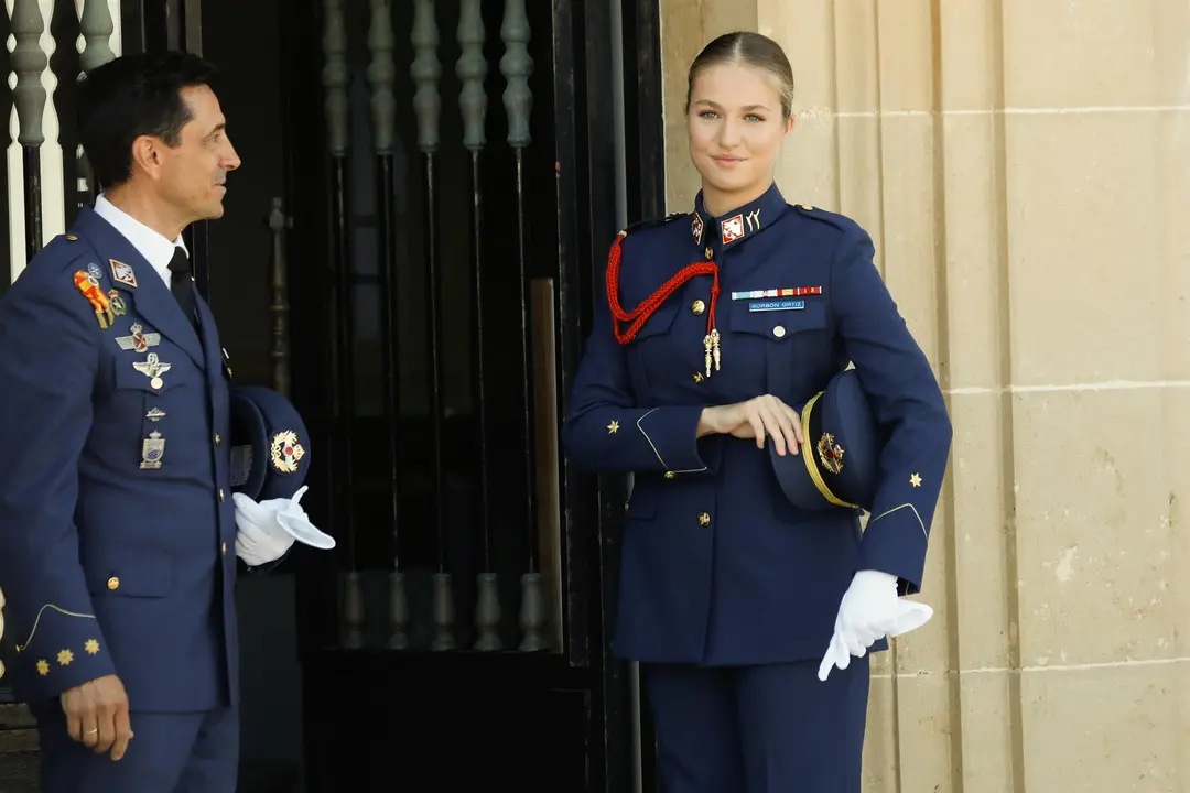 Llegada de la princesa Leonor a San JAvier
