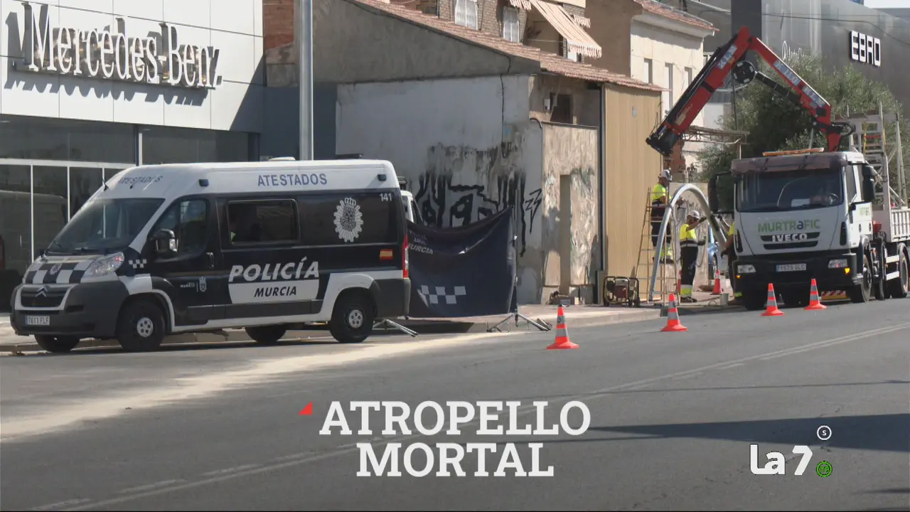 Lugar en el que se ha producido el atropello mortal (foto: La 7)