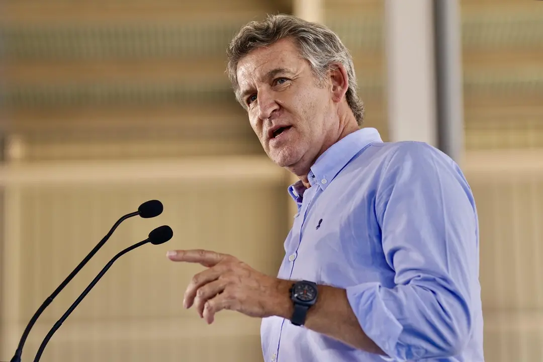 El l&iacute;der del Partido Popular, Alberto N&uacute;&ntilde;ez Feij&oacute;o