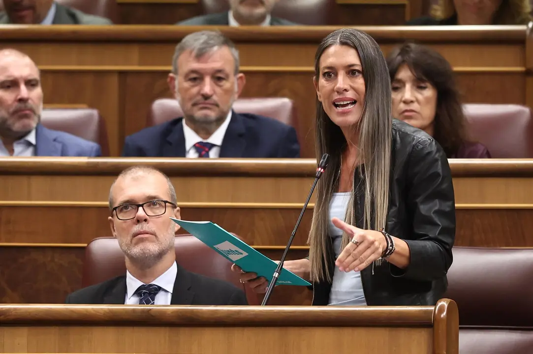 La portavoz de Junts en el Congreso, Miriam Nogueras (foto: EP)