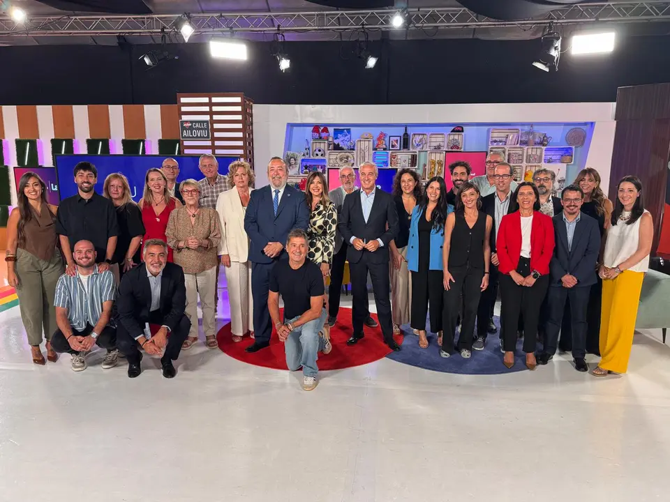 Presentaci&oacute;n de la nueva temporada de La 7 desde el plat&oacute; de Ailoviu (foto: La 7)