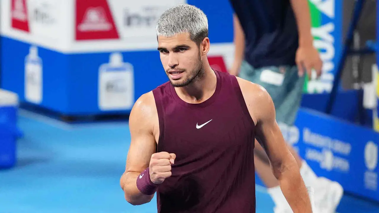 Carlos Alcaraz en el ATP de Tokio