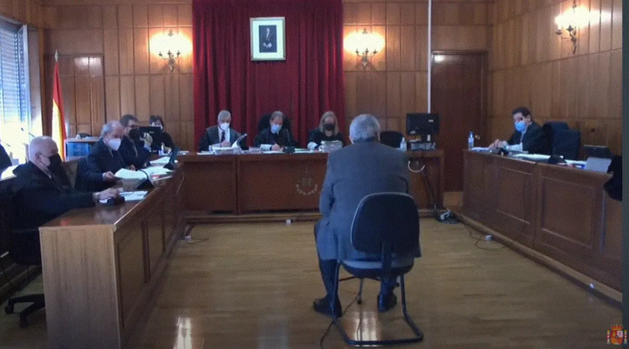 Foto de archivo del exalcalde de Ceut&iacute; declarando en un juicio (foto: TSJMU)