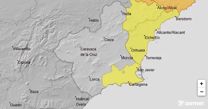 Avisos activos para este s&aacute;bado en la Regi&oacute;n