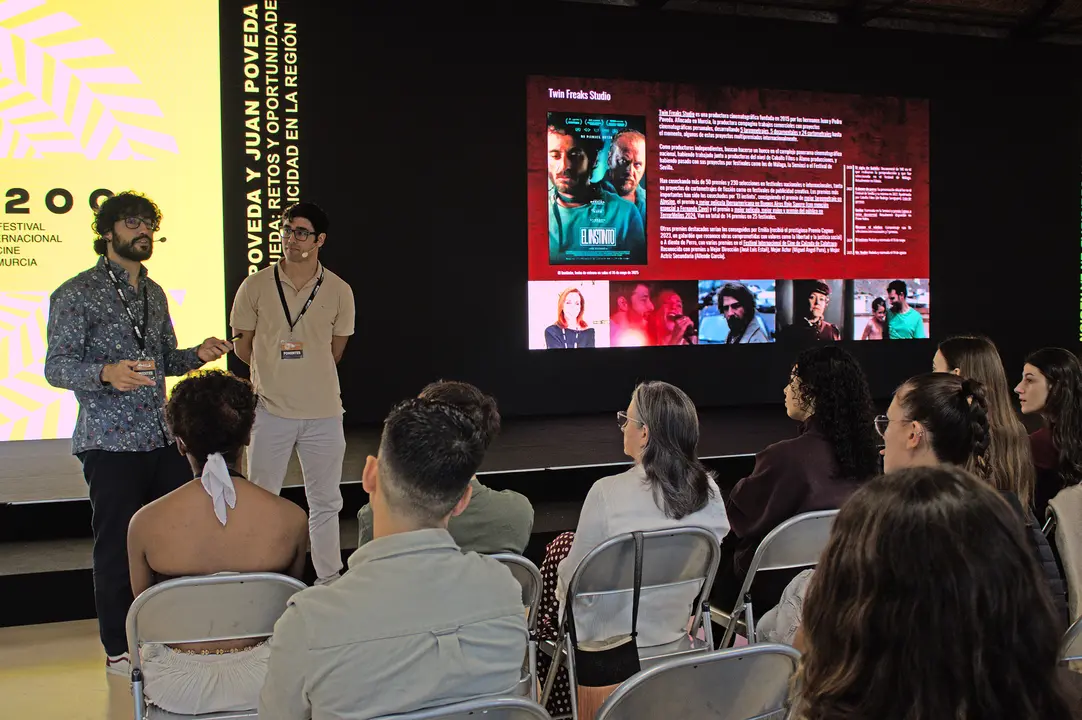 Twin Freaks Studio muestra los retos y oportunidades del cine y la publicidad en Murcia (foto: IBAFF)