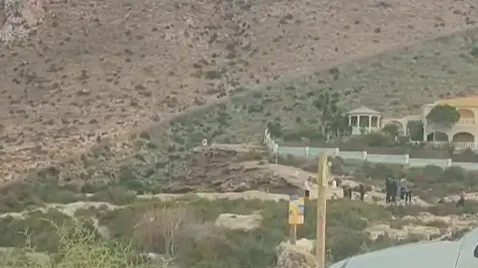 Llegada de una patera a Cabo Cope
