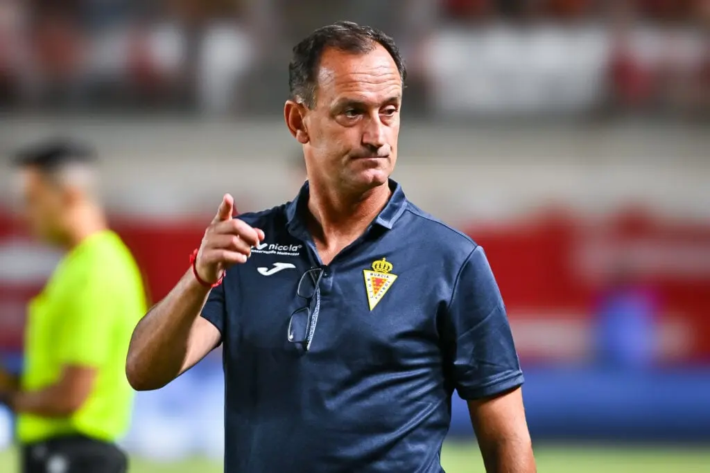 Joseba Etxeberria, entrenador del primer equipo del Real Murcia (foto: Real Murcia)
