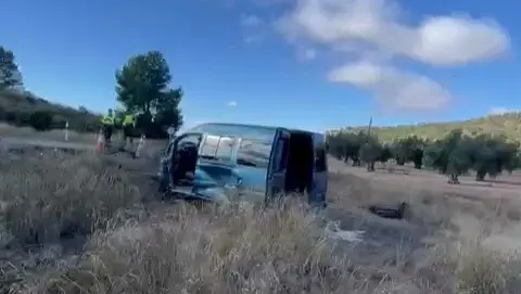 Accidente en la carretera que une Yecla con Jumilla (N-344) | (foto: La 7)