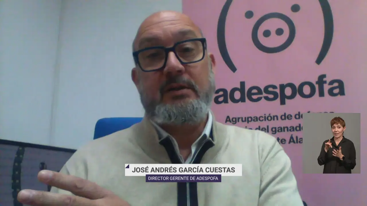 Jos&eacute; Andr&eacute;s Garc&iacute;a, director gerente de la Asociaci&oacute;n de Defensa Sanitaria del Ganado Porcino de Fuente &Aacute;lamo (foto: La 7)