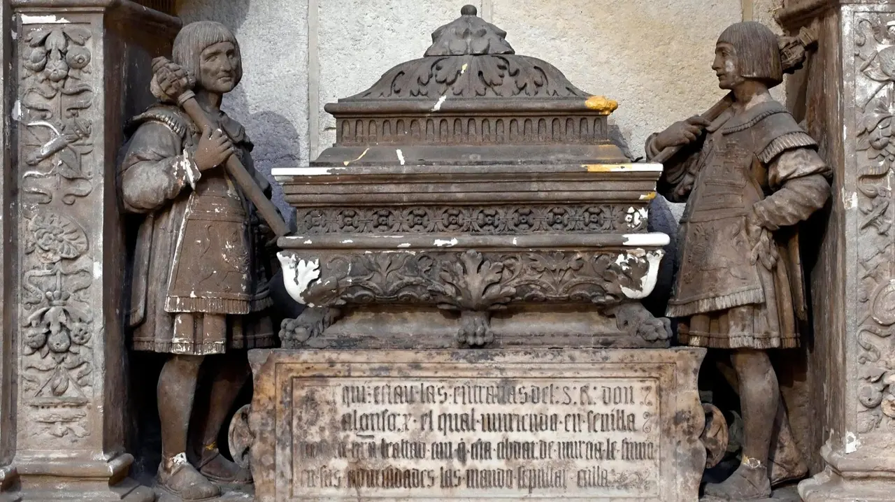 La urna con el coraz&oacute;n de Alfonso X El Sabio