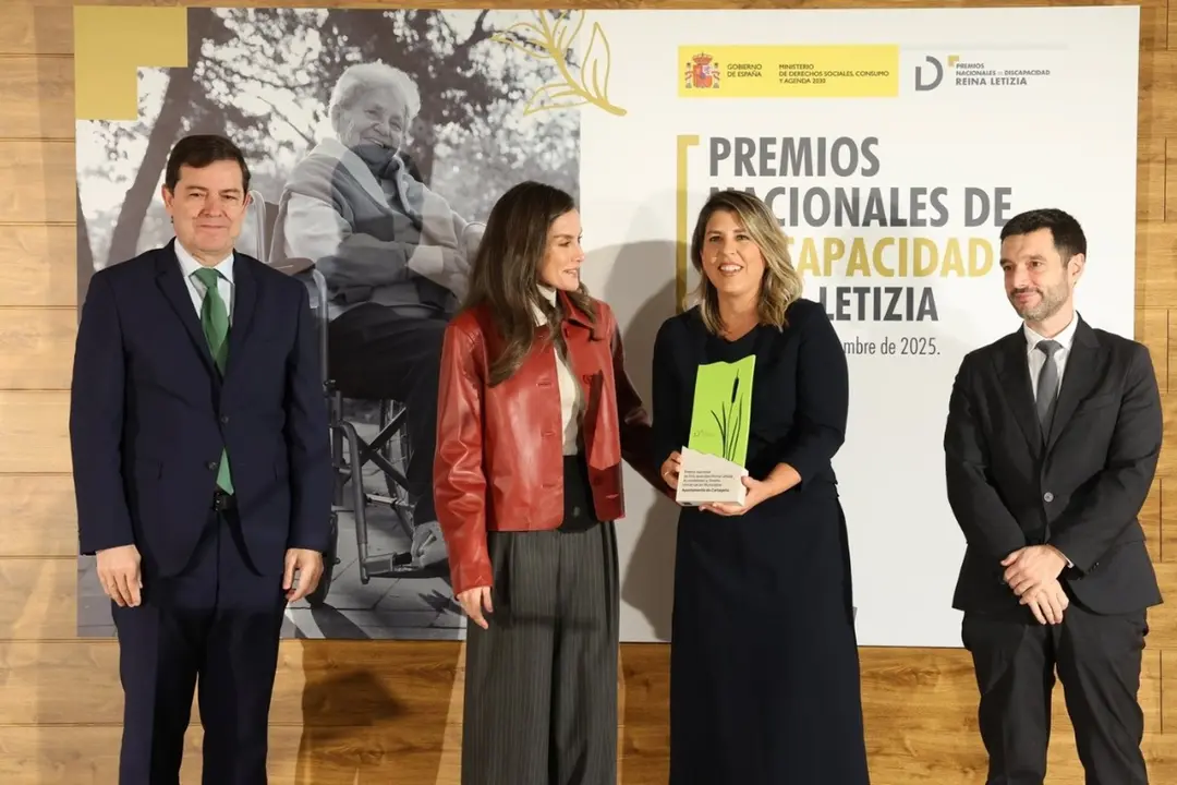 La Reina Letizia entrega el Premio Nacional de Discapacidad al Ayuntamiento de Cartagena por el plan 'Cartagena Inclusiva'
- CASA REAL
