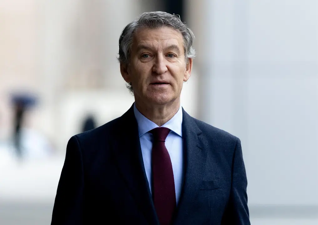 El presidente del PP, Alberto N&uacute;&ntilde;ez Feij&oacute;o,