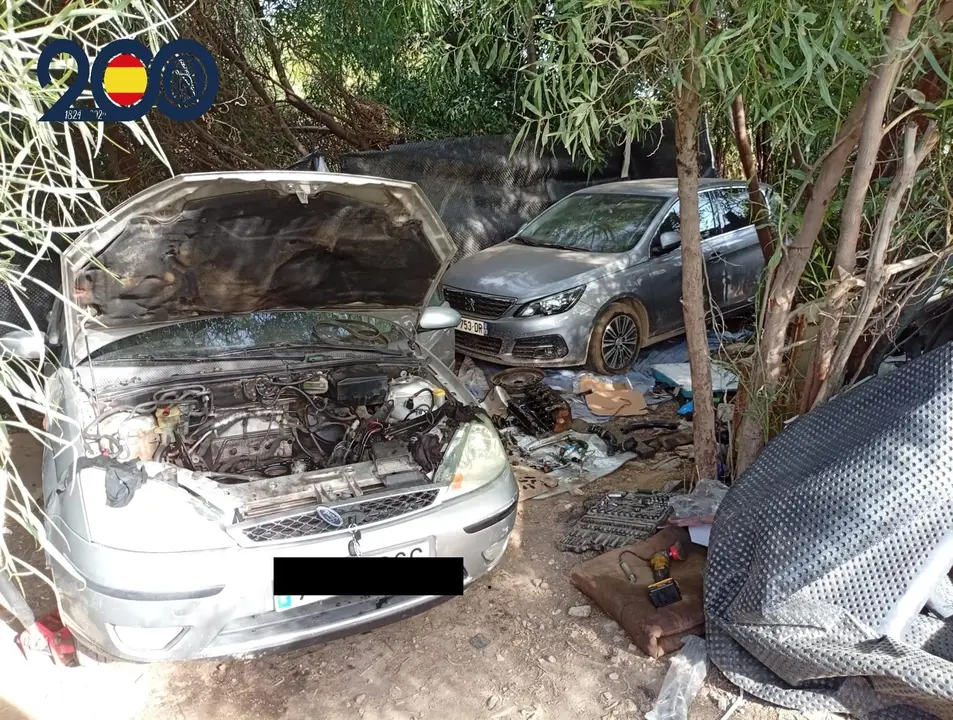 Imagen del taller clandestino
- POLIC&Iacute;A NACIONAL