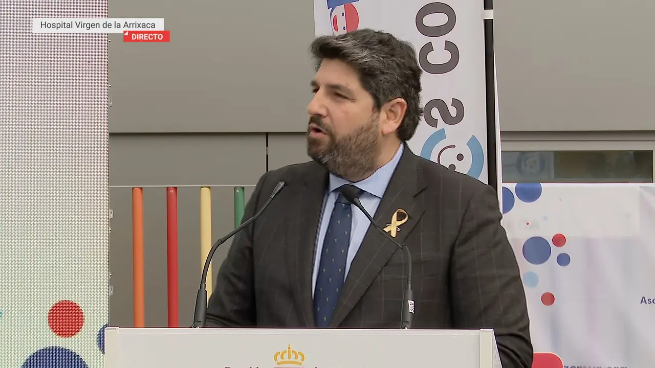 L&oacute;pez Miras anuncia la construcci&oacute;n de un nuevo hospital oncol&oacute;gico en La Arrixaca (foto: La 7)
