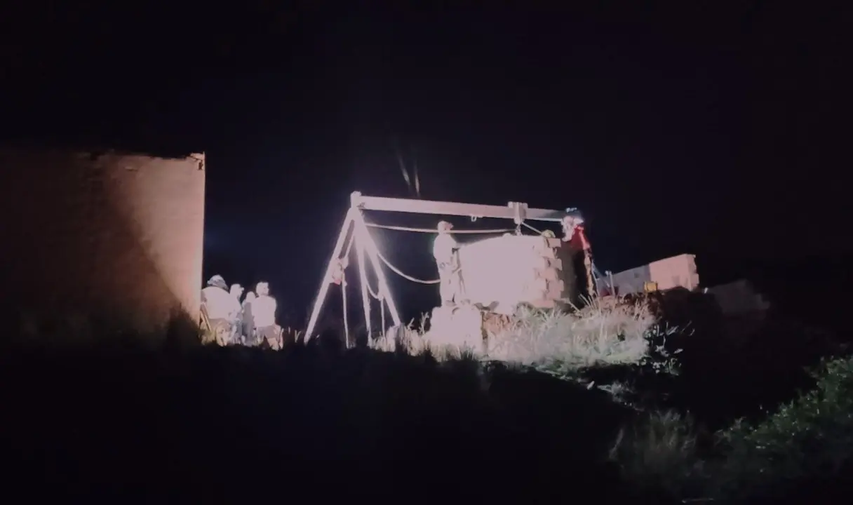 Entrada a la mina 'Hait&iacute;'
