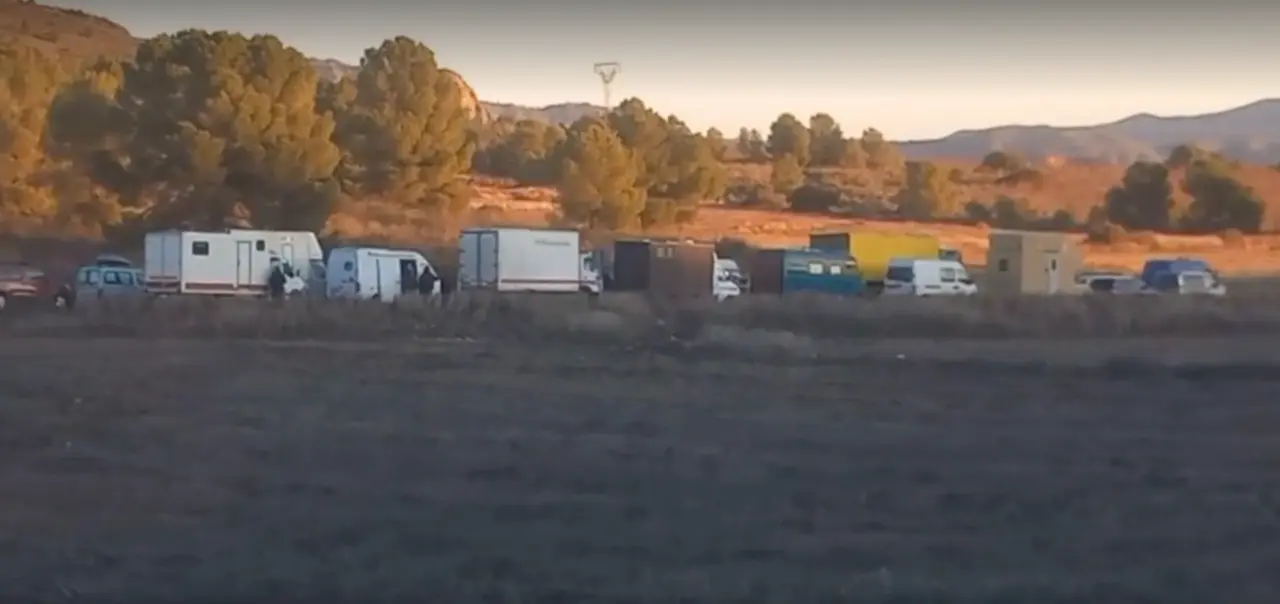 Impiden la instalaci&oacute;n de una rave con cientos de veh&iacute;culos participantes en Tobarra (Albacete)