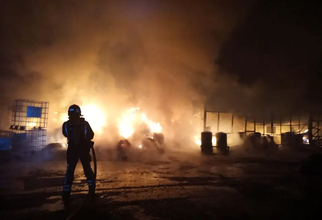 Incendio en Caravaca de la Cruz | Imagen: CEIS