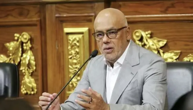 Imagen de archivo del presidente de la Asamblea Nacional de Venezuela, Jorge Rodr&iacute;guez (foto:  EP)