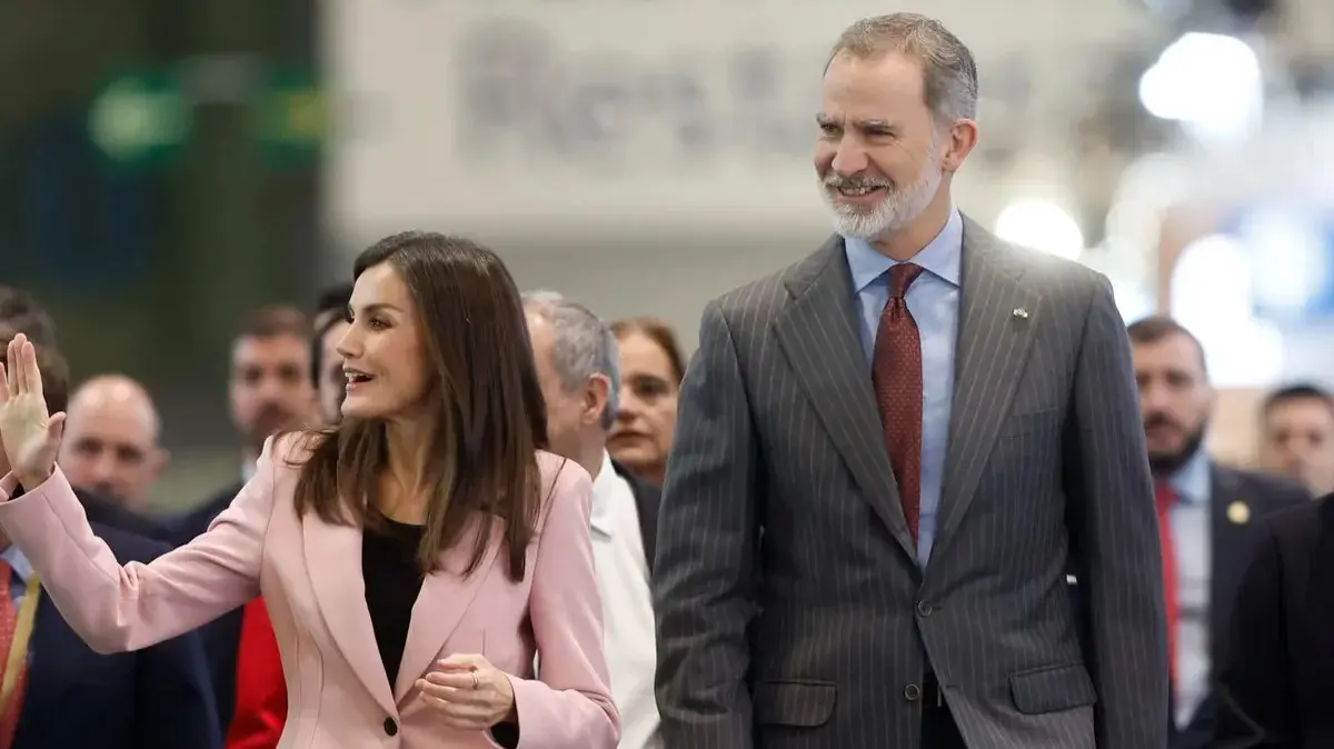 Los Reyes en Fitur, en una foto de archivo
