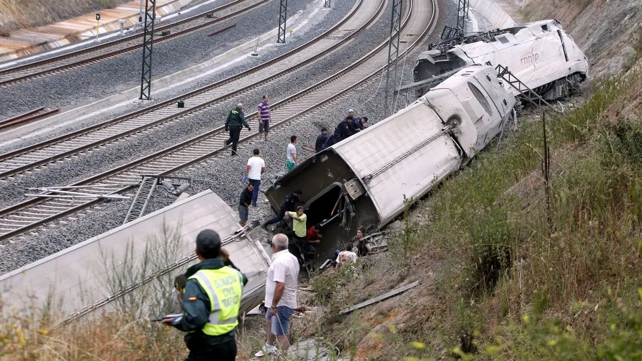 Im&aacute;genes de archivo del accidente de Angrois