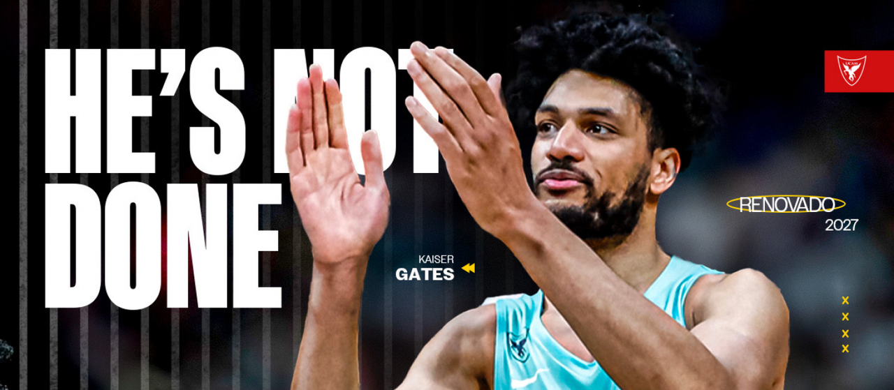 Kaiser Gates, renovado hasta 2027 por el UCAM Murcia (foto: UCAM Murcia CB)