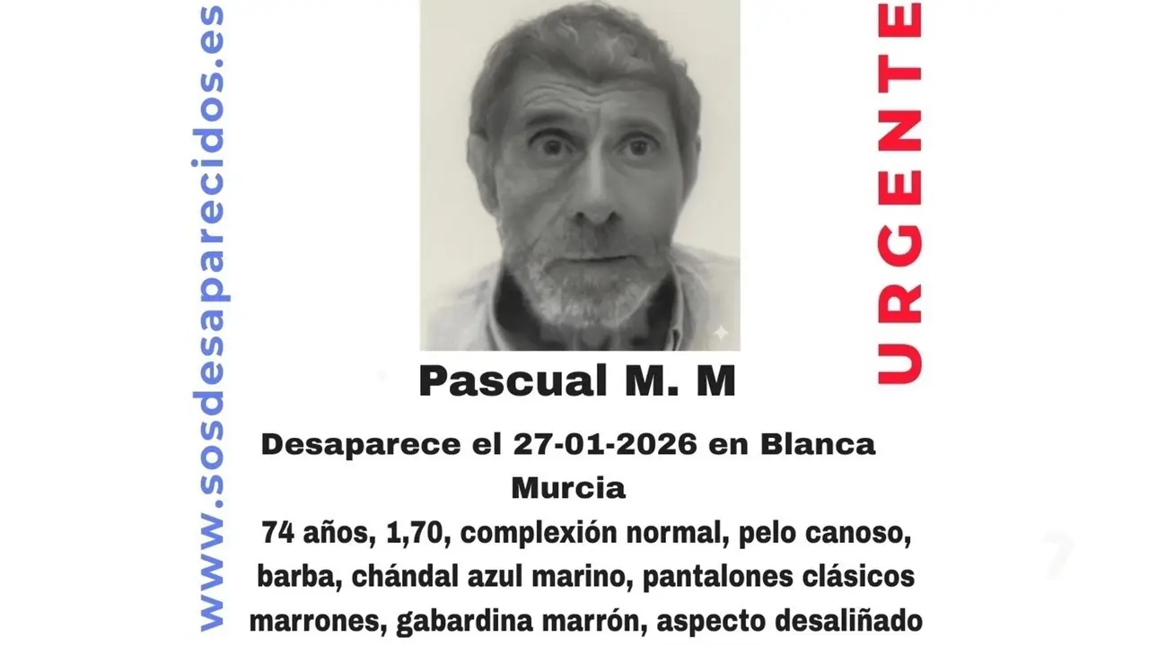 Desaparecido en Blanca