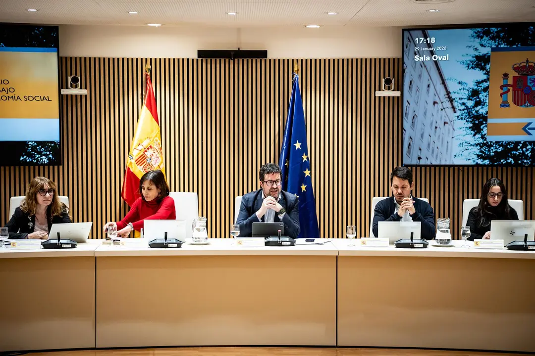 El secretario de Estado de Trabajo, Joaqu&iacute;n P&eacute;rez Rey, preside la mesa de di&aacute;logo social para la subida del salario m&iacute;nimo interprofesional (SMI) de 2026. En Madrid, a 29 de enero de 2026.
- PEDRO RUIZ/MINISTERIO DE TRABAJO