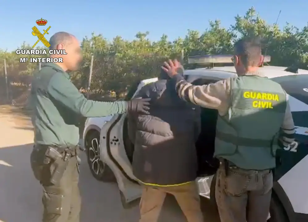 Uno de los detenidos en el marco de la operaci&oacute;n 'Fremes'
- GUARDIA CIVIL
