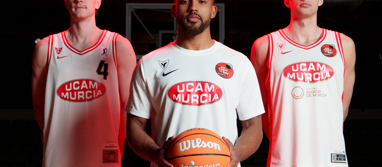 La camiseta de la Copa del Rey 2026 del UCAM Murcia CB (foto: UCAM Murcia CB)