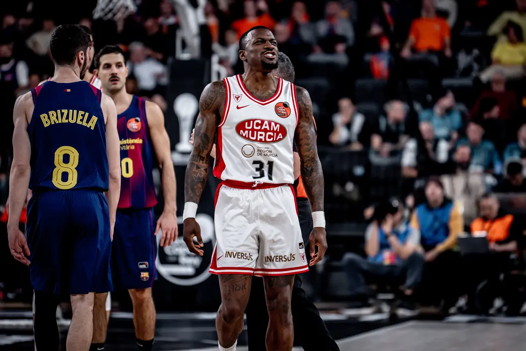 Dylan Ennis fue el mejor de los murcianos | Foto: UCAM Murcia