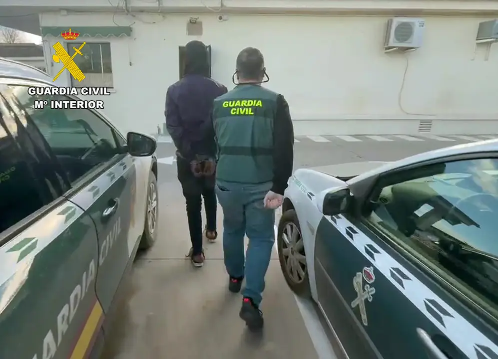 Detenido en Torre Pacheco | Foto: Guardia Civil