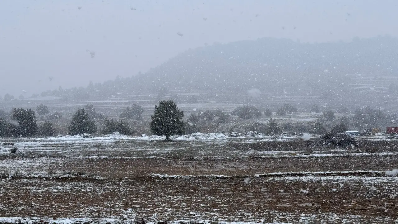 Nieve en Calar de la Santa, Moratalla (foto: La 7)