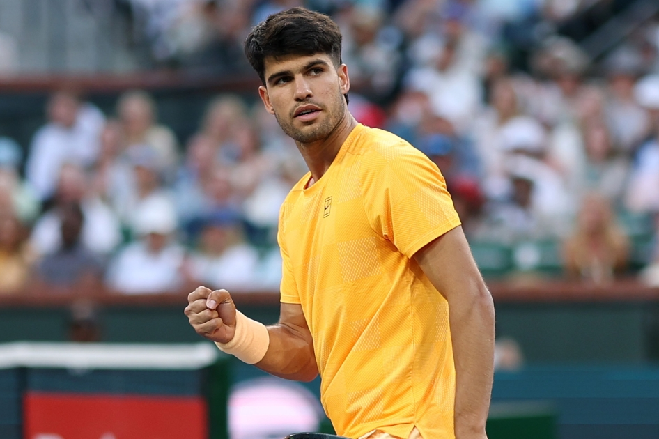 Carlos Alcaraz ya est&aacute; en cuartos de final de Indian Wells | Foto: RFET