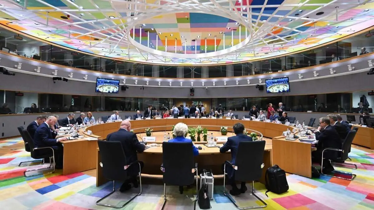 Consejo Europeo reunido en Bruselas en la cumbre ordinaria de octubre (foto: EP)