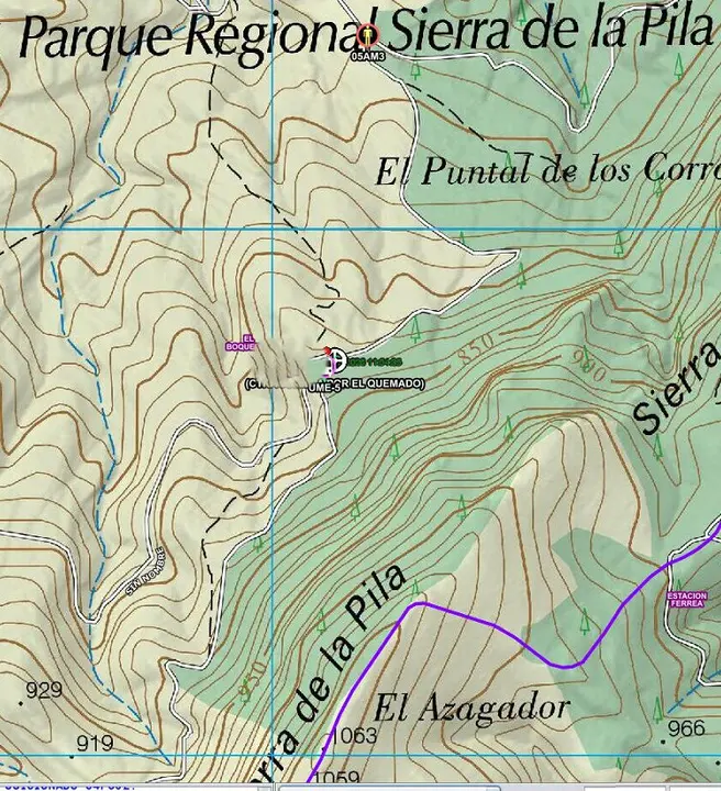 Lugar donde se ha producido el accidente