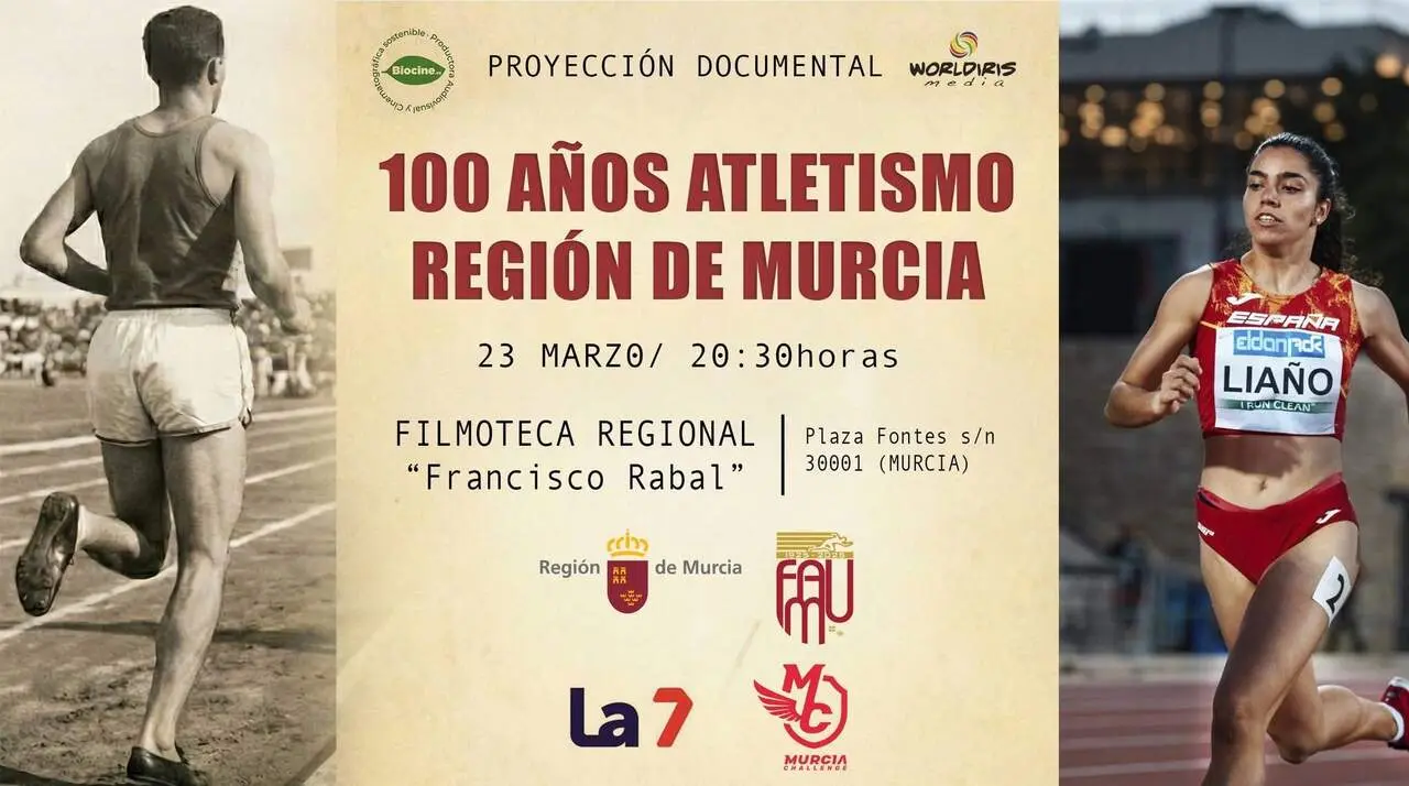 '100 a&ntilde;os de atletismo en la Regi&oacute;n de Murcia'