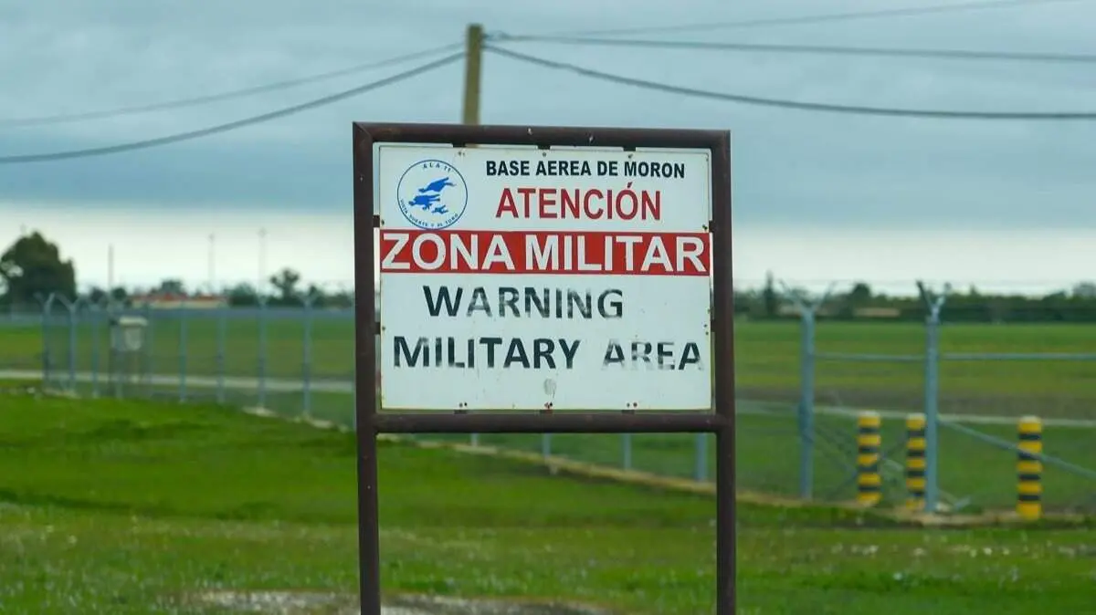 Base Militar del municipio sevillano de Mor&oacute;n de la Frontera (foto: EP)