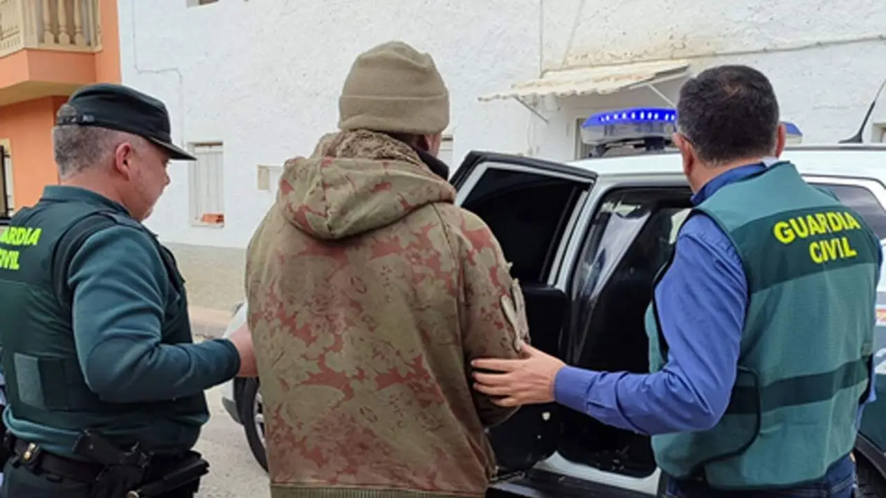 Detenido en Caravaca | Foto: Guardia Civil