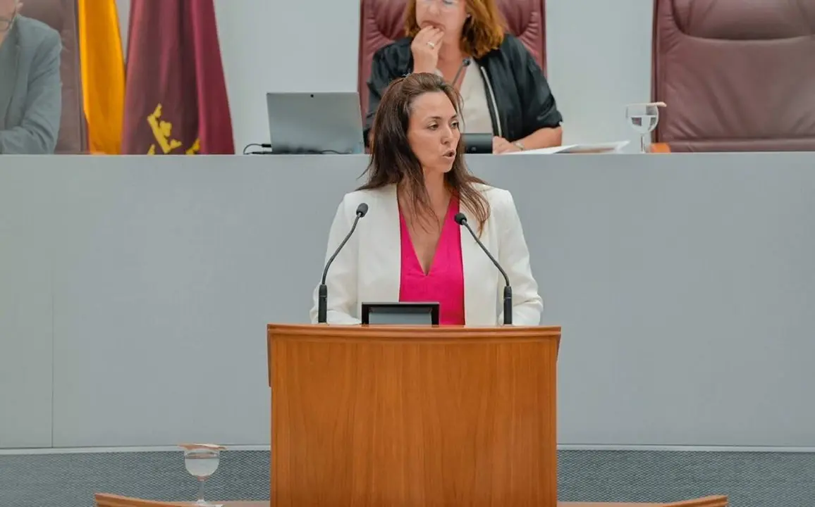 La diputada de la Asamblea Regional, Virginia Mart&iacute;nez