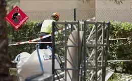 Bomberos del Consorcio trabajando en el lugar del siniestro
- CONSORCIO PROVINCIAL DE BOMBEROS