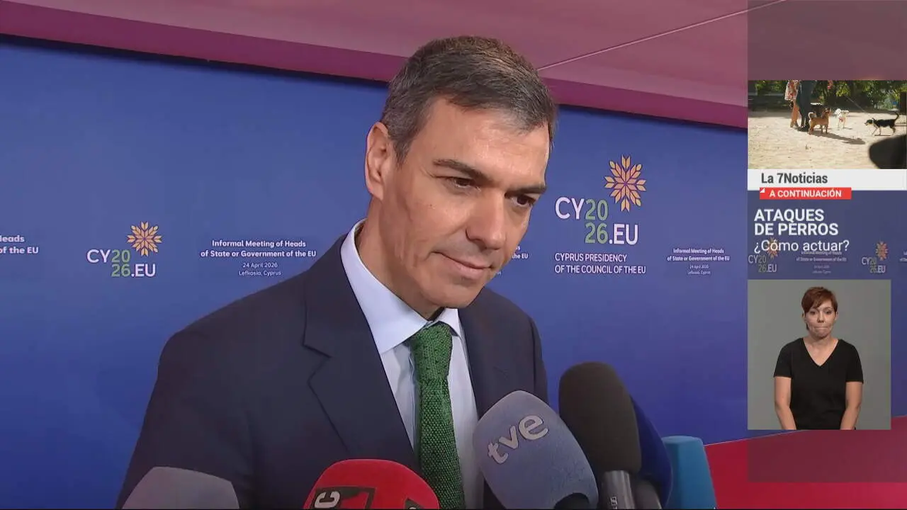 Pedro S&aacute;nchez, presidente del Gobierno de Espa&ntilde;a (foto: La 7)