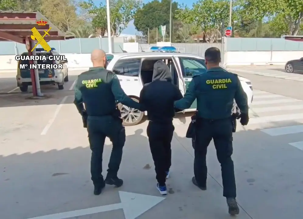 Uno de los detenido en la operaci&oacute;n 'Fauron'
- GUARDIA CIVIL