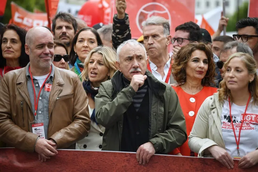 Imagen de archivo de una manifestaci&oacute;n convocada por lo sindicatos en el territorio nacional | Foto: EP