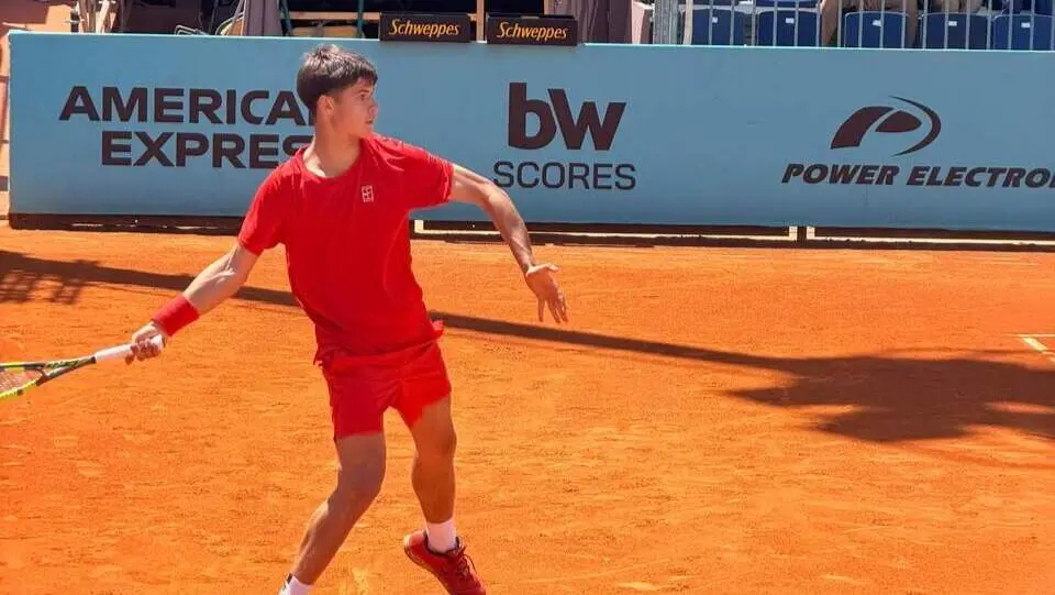 El joven tenista murciano Jaime Alcaraz | Foto: La 7
