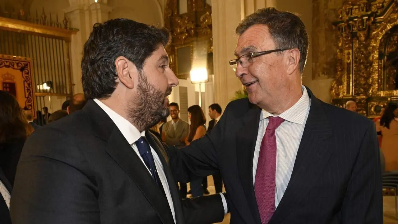 Jos&eacute; Ballesta y Fernando L&oacute;pez Miras, en una foto de archivo