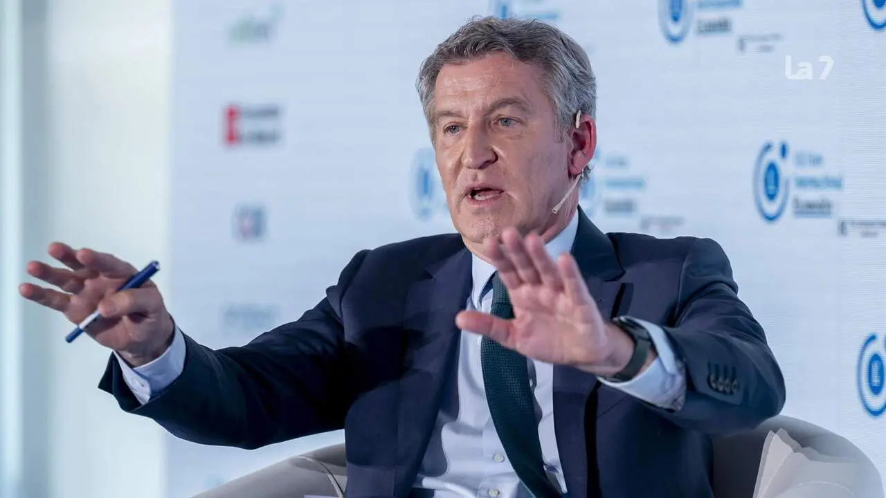 El presidente del PP, Alberto N&uacute;&ntilde;ez Feij&oacute;o