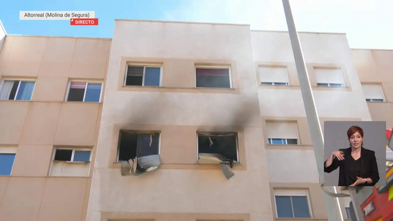 Incendio en una vivienda de Altorreal (foto: La 7)