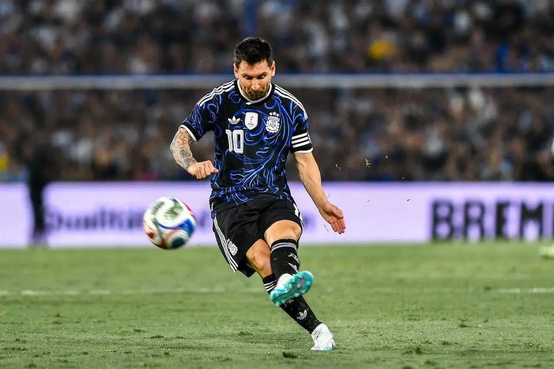 Archivo - Leo Messi durante un partido amistoso entre Argentina y Mauritania en el Bombonera Stadium.
- Cristina Sille/dpa - Archivo