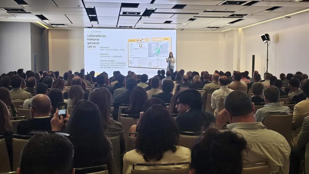 Hefame re&uacute;ne a 300 laboratorios para abordar los proyectos que marcar&aacute;n su colaboraci&oacute;n en los pr&oacute;ximos a&ntilde;os (foto: Hefame)