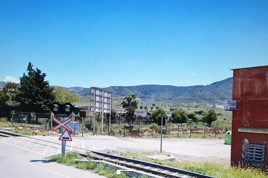 Imagen de archivo de un paso a nivel en Cartagena